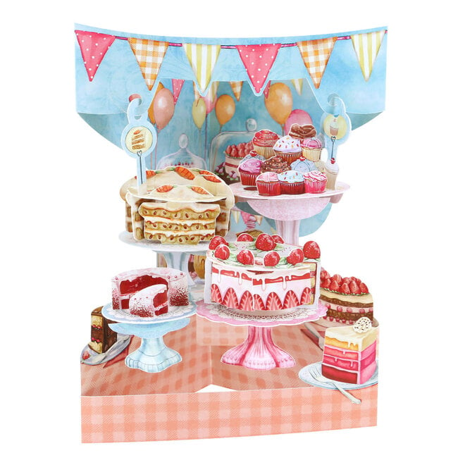 Home Baked Cakes Swing Card