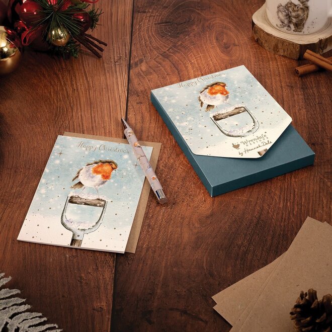 'A Little Red Robin' Robin Christmas Card Pack