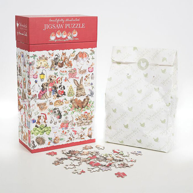 Country Set Christmas Animal 1000 Piece Puzzle