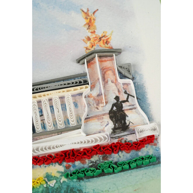 Buckingham Palace Quilled Greeting Card