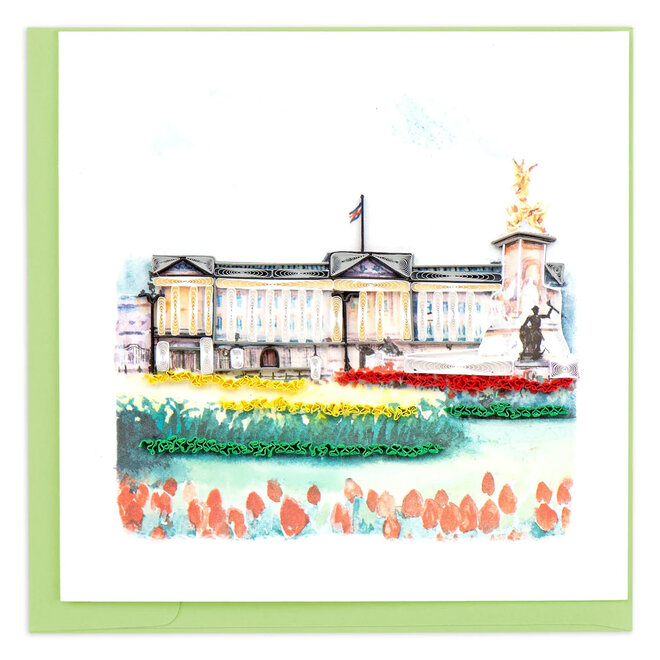 Buckingham Palace Quilled Greeting Card