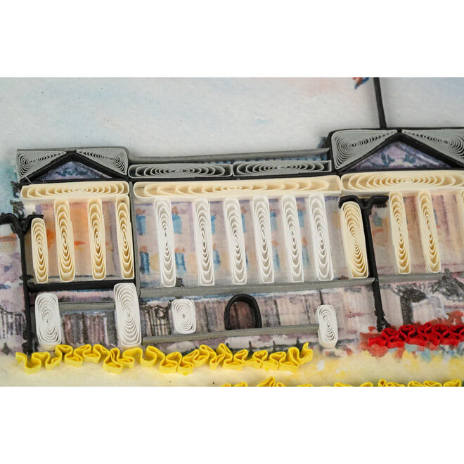 Buckingham Palace Quilled Greeting Card