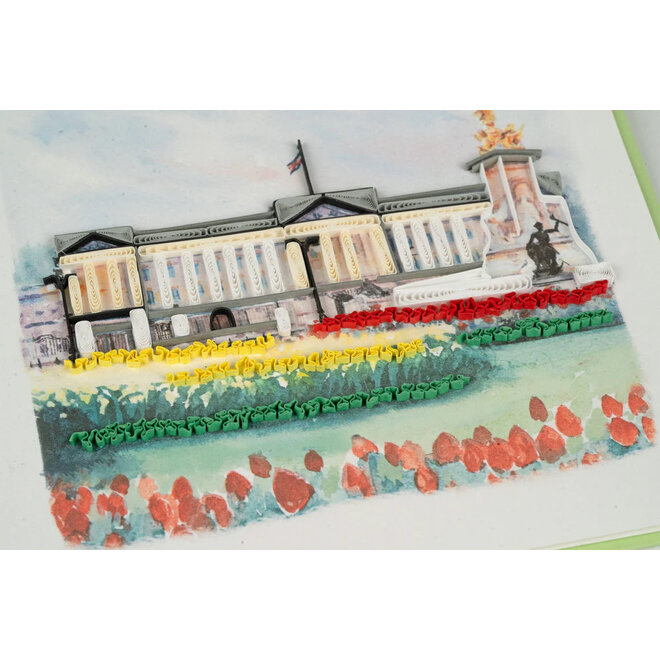 Buckingham Palace Quilled Greeting Card