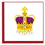 St. Edward's Crown Quilled Greeting Card