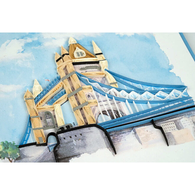 Tower Bridge Quilled Card