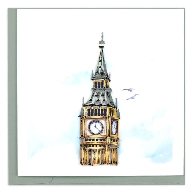 Big Ben Quilled Greeting Card