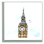 Big Ben Quilled Greeting Card