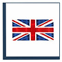 Union Jack Flag Quilled Greeting Card