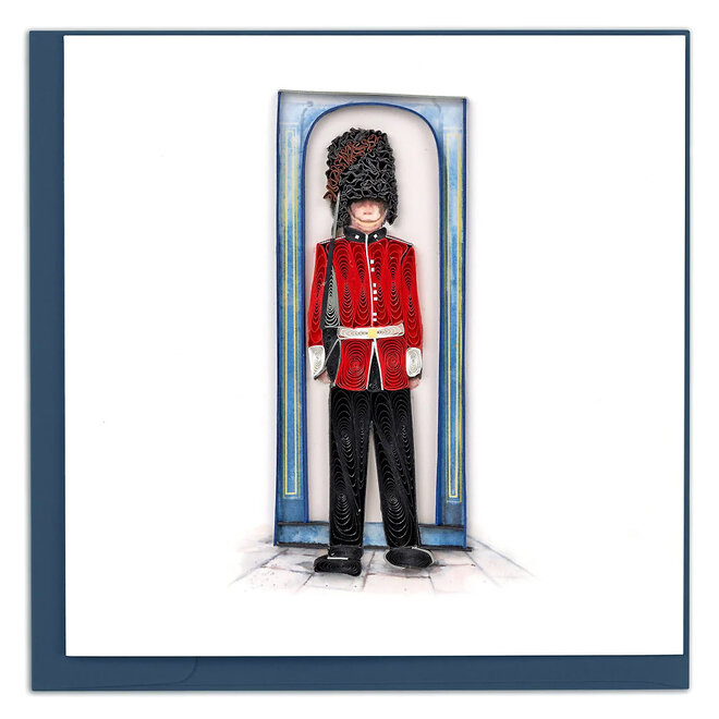 Royal Guard Quilled Greeting Card