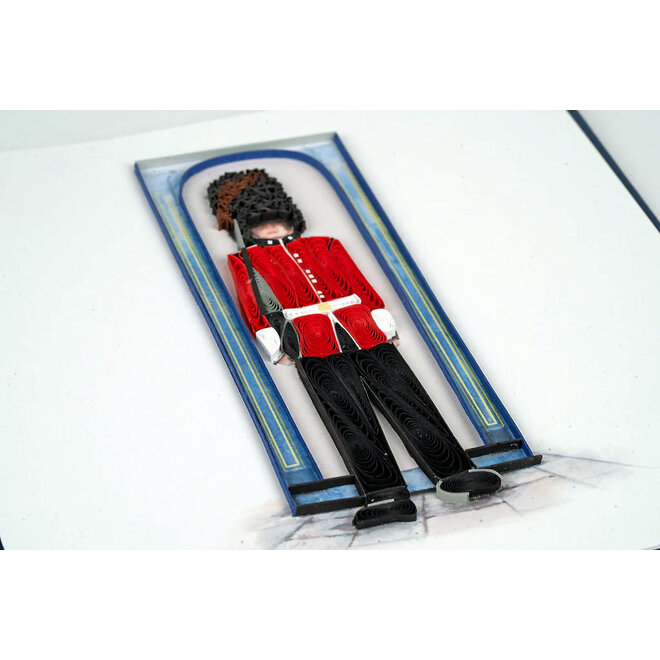 Royal Guard Quilled Greeting Card
