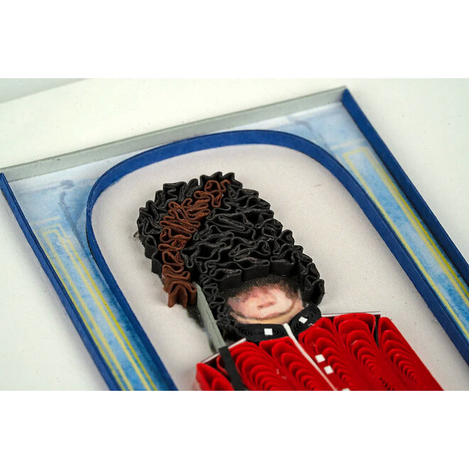 Royal Guard Quilled Greeting Card