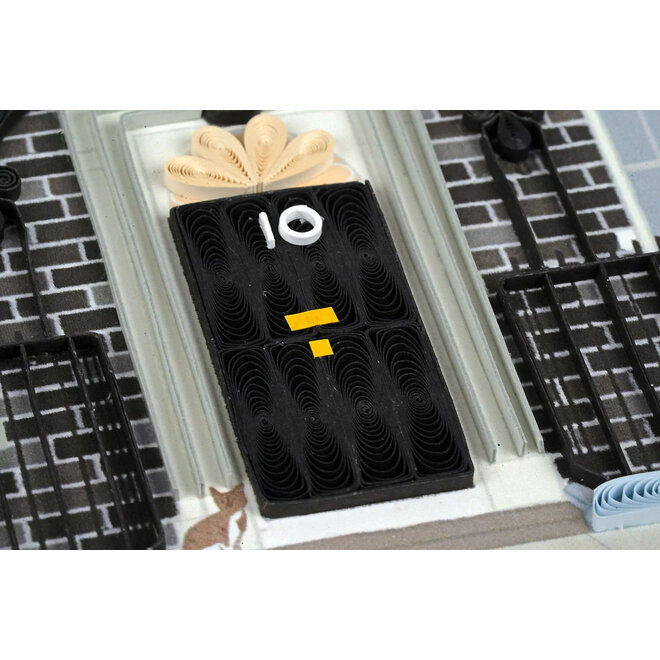 10 Downing Street Quilled Greeting Card