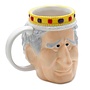 King Charles III Head Shaped Ceramic Mug