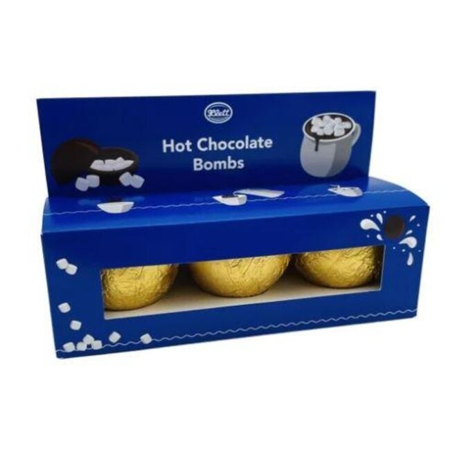 Klett Hot Milk Chocolate Bombs Filled with Marshmallows Box