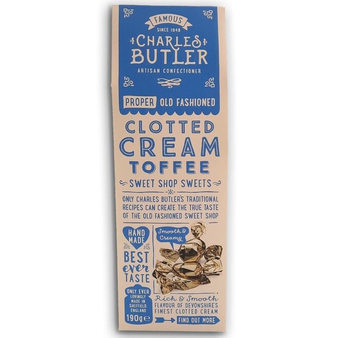 Charles Butler Clotted Cream Toffee 190g