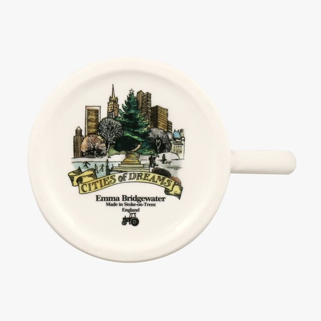 Cities of Dreams New York At Christmas 1/2 Pint Mug