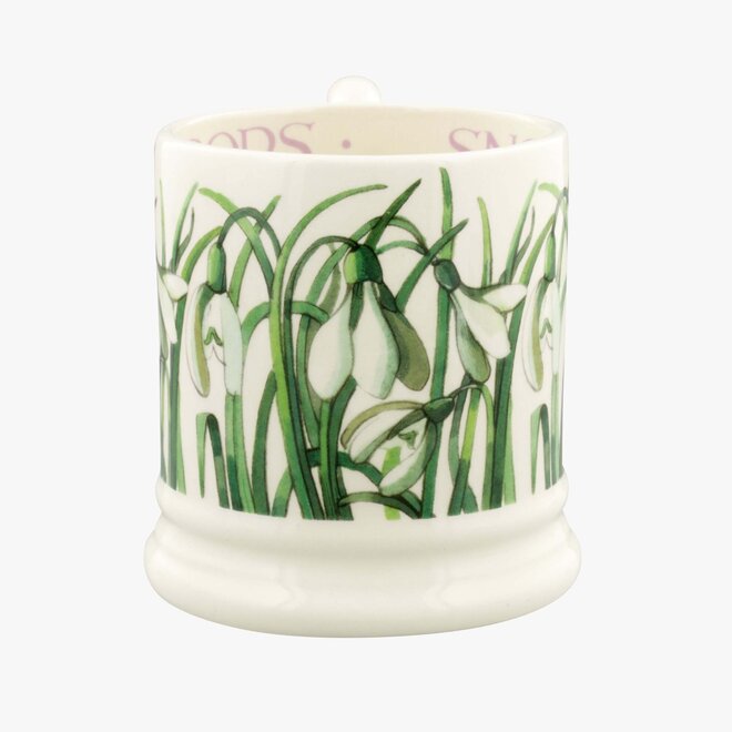 Flowers Snowdrop 1/2 Pint Mug