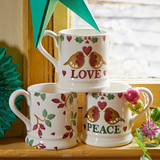 Christmas Joy Love 1/2 Pint Mug