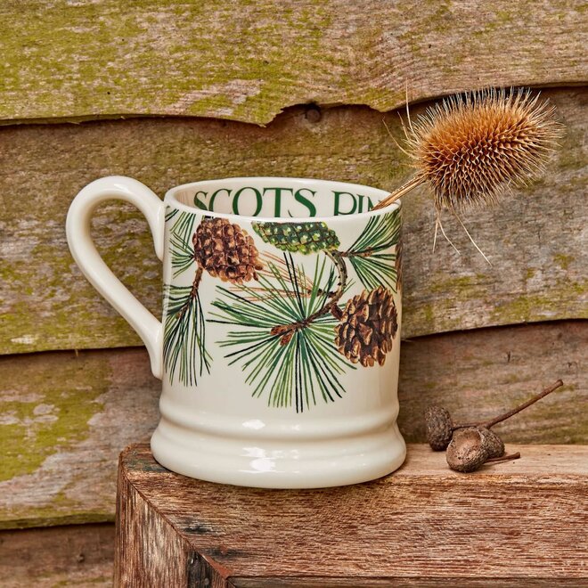 Trees & Leaves Scots Pine 1/2 Pint Mug