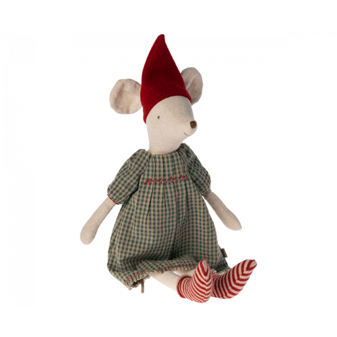 Christmas Mouse, Medium - Girl (Dress)