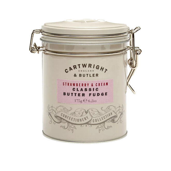 Cartwright & Butler Strawberry & Clotted Cream Fudge Tin