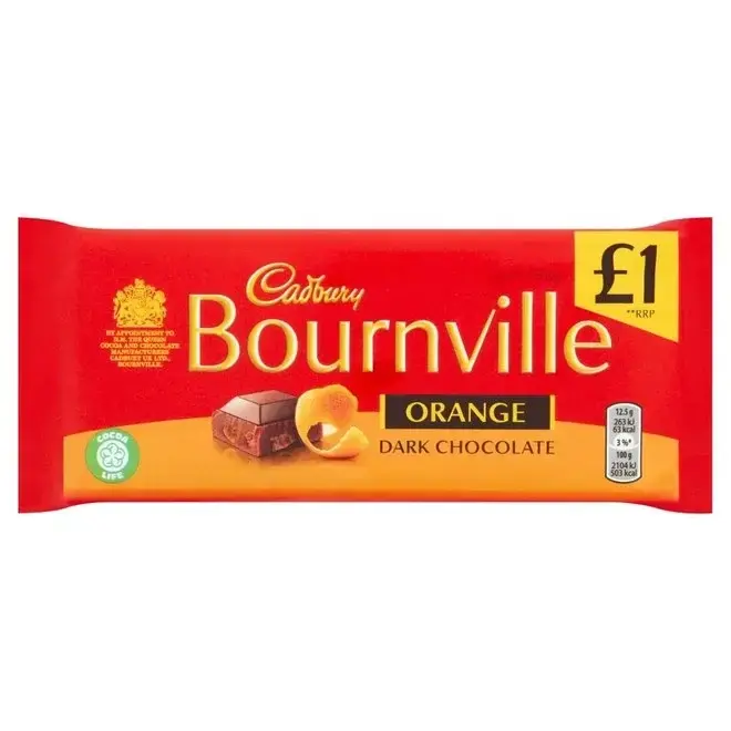 Bournville Dark Chocolate & Orange Bar