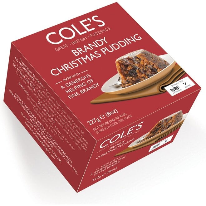 Cole's Brandy Christmas Pudding 227g
