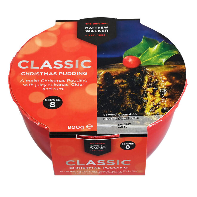 Matthew Walker Classic Christmas Pudding 800g
