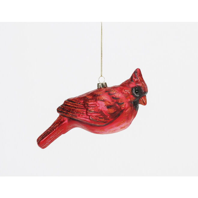Cardinal Glass Ornament