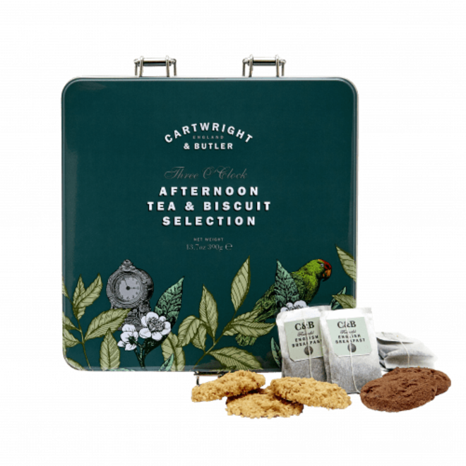 Cartwright & Butler Three o' Clock Afternoon Tea & Biscuits Selection Tin