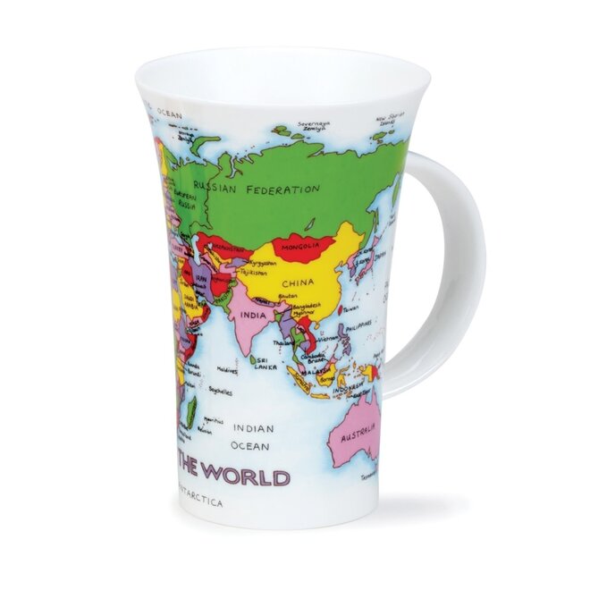 Glencoe Map of the World Mug