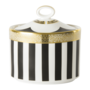 Royal Crown Derby Satori Black Covered Sugar