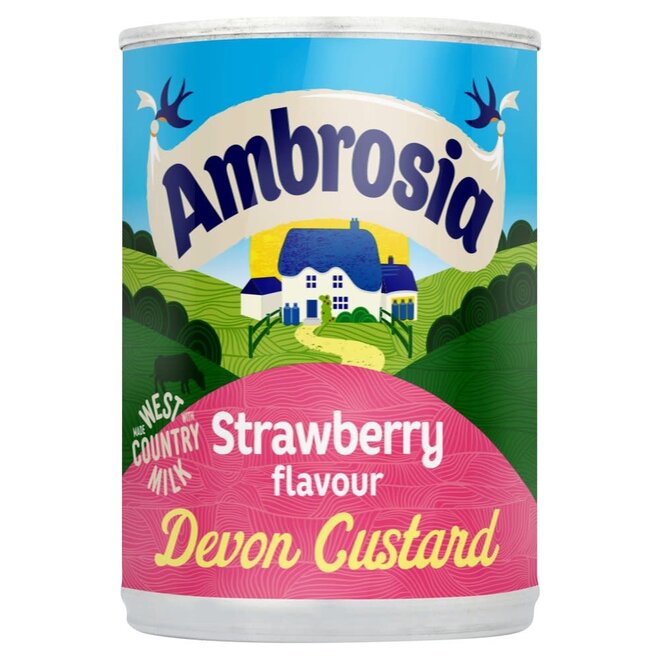 Ambrosia Strawberry Custard