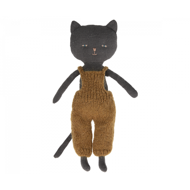 Chatons Kitten in Overalls - Black