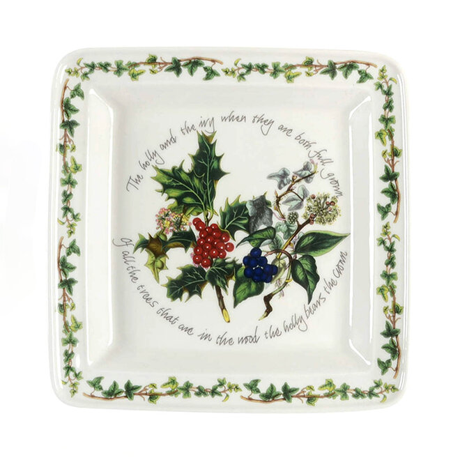 Holly & Ivy Square Salad Plate
