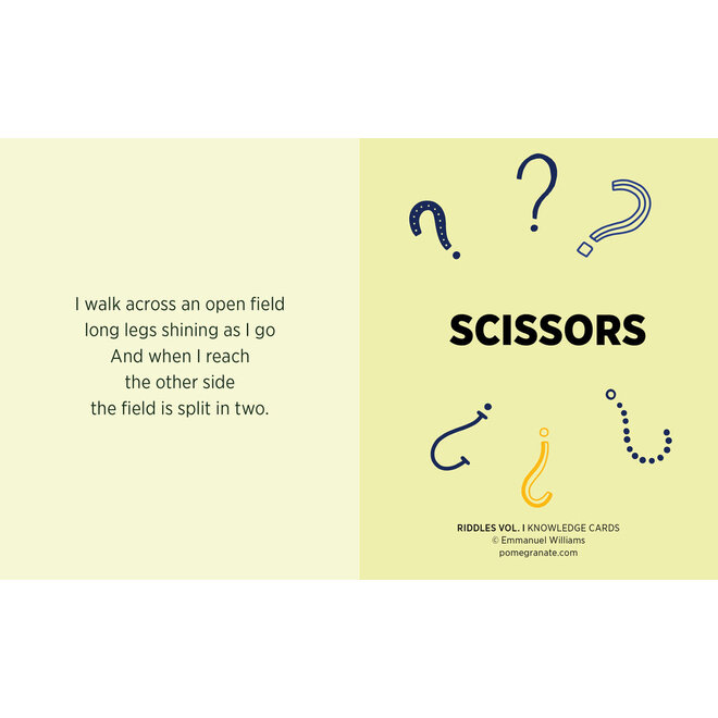 Riddles Volume I Knowledge Cards