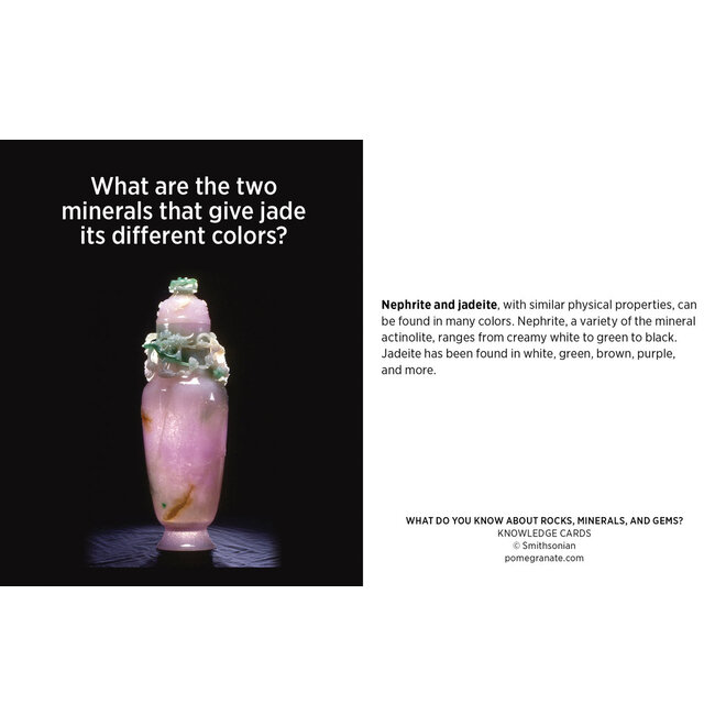 What Do You Know about Rocks, Minerals, & Gems? Knowledge Cards