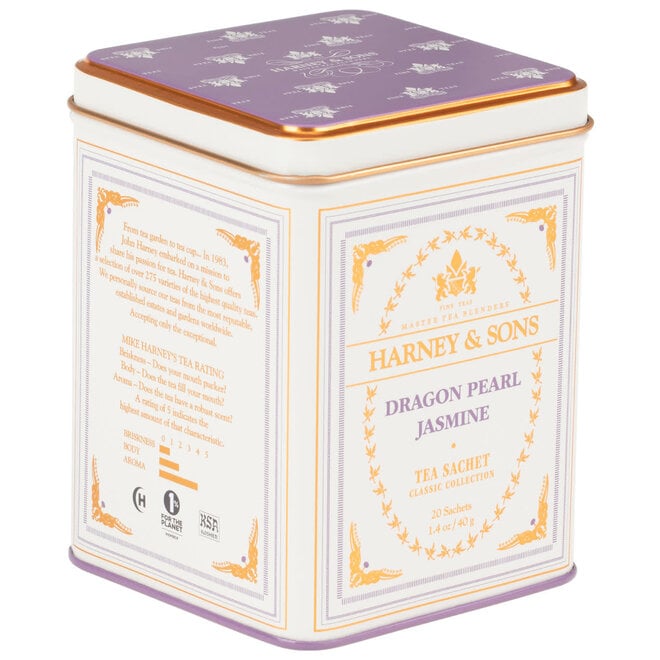 Harney & Sons Dragon Pearl Jasmine Green 20s