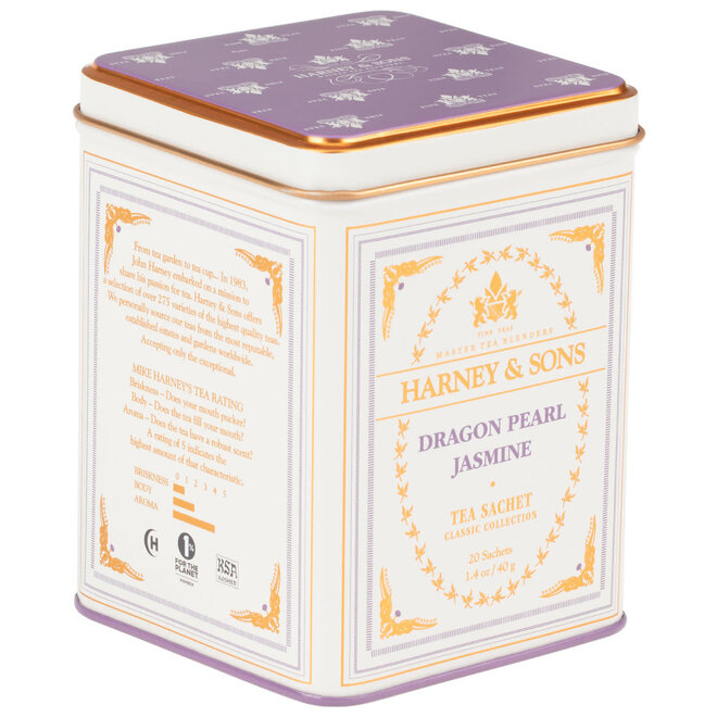 Harney & Sons Dragon Pearl Jasmine Green 20s