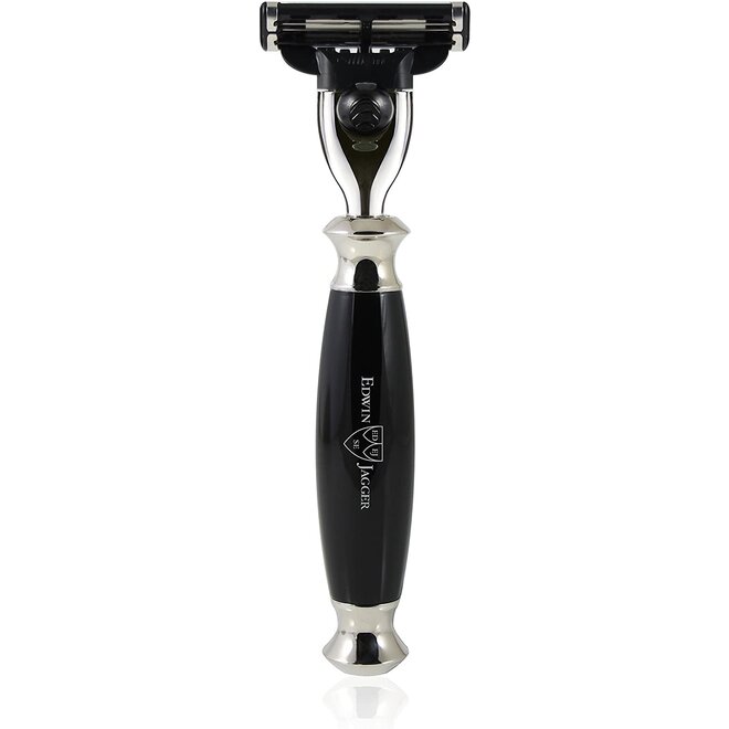 3 Piece Black Mach 3 Shaving Set (Pure Badger)