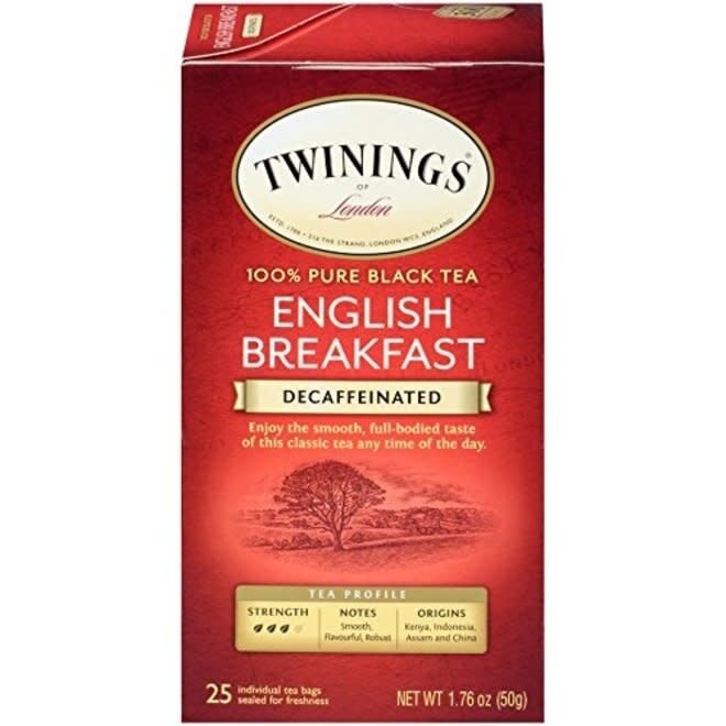 Twinings Decaf English Breakfast 25s