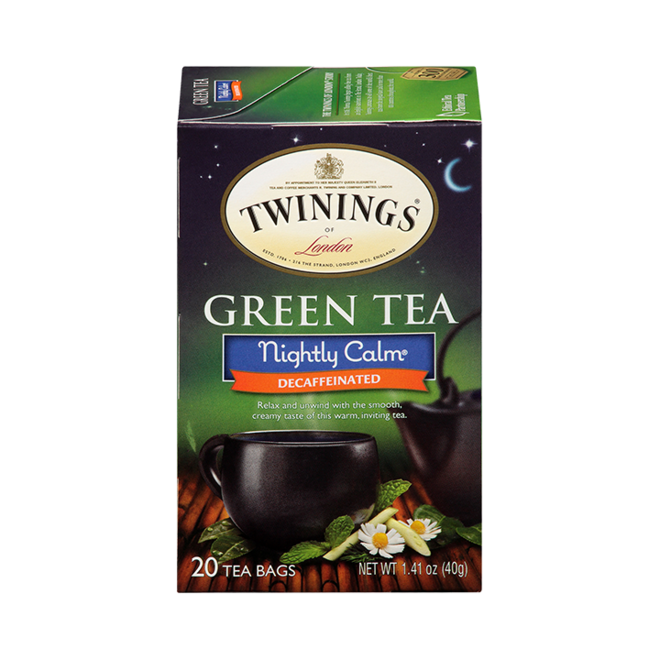 Twinings Nightly Calm Decaf Green Tea 20s