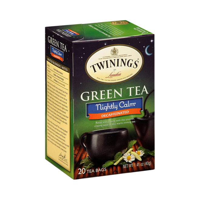 Twinings Nightly Calm Decaf Green Tea 20s
