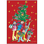 Carrying the Tree Paper Advent Calendars