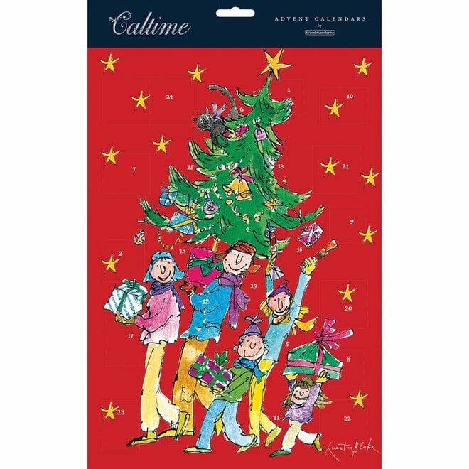 Carrying the Tree Paper Advent Calendars