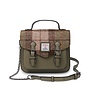 Harris Tweed Chestnut Tartan Mini Calton Satchel