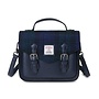 Harris Tweed Black Watch Mini Calton Satchel