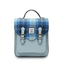 Harris Tweed Blue Tartan Calton Backpack