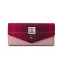 Harris Tweed Fuchsia Tartan Large Clasp Purse