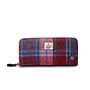 Harris Tweed Pink & Blue Tartan Long Purse